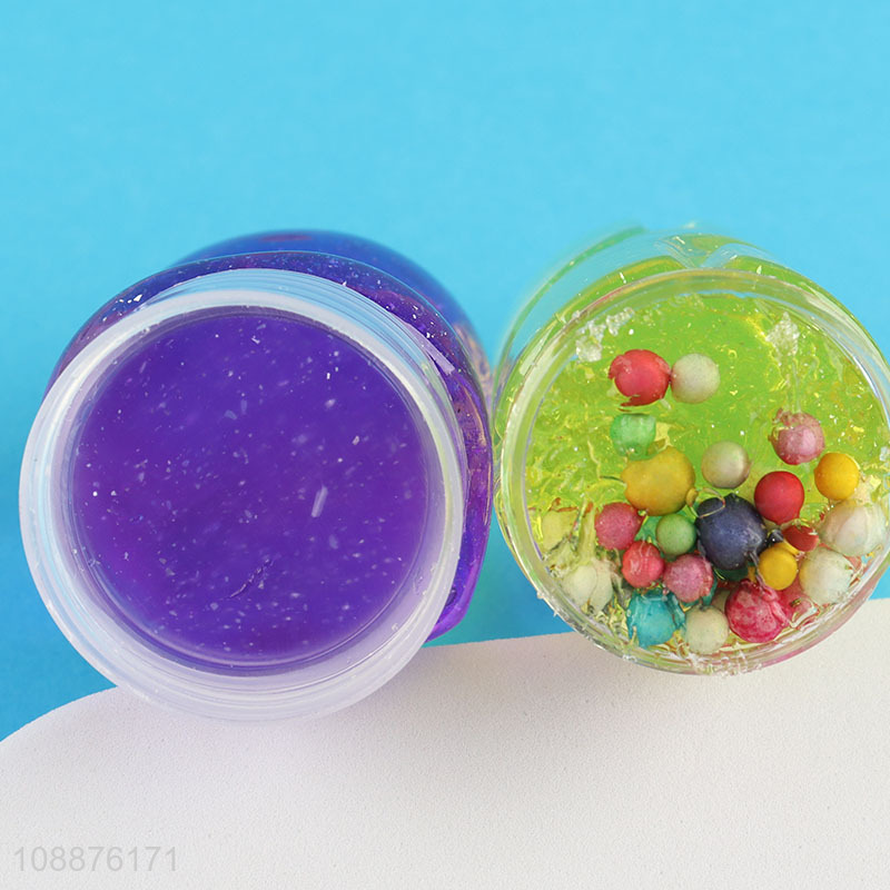 Yiwu market non-toxic soft magic crystal mud crystal slime toys
