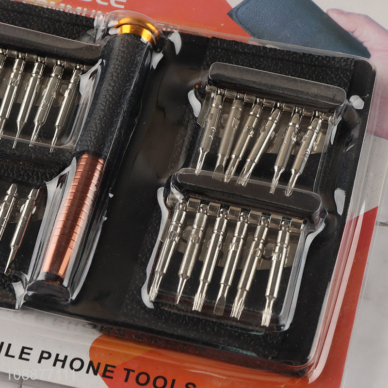 Hot sale portable telecommunication tool 25 PCS repair kit tools