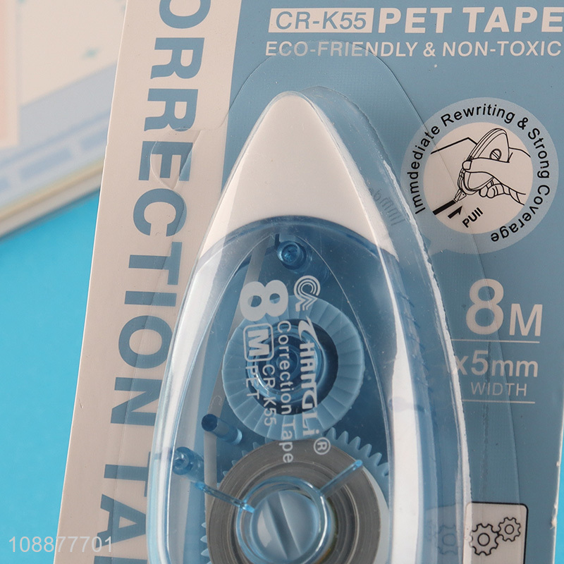 Low price school stationery 8m correction tape for sale