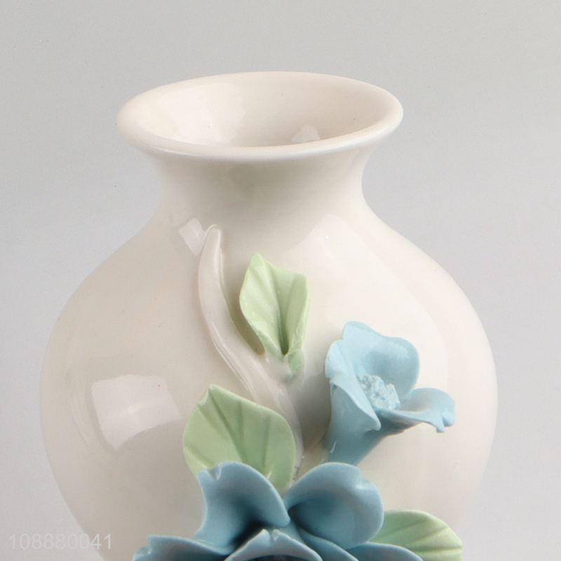 High Quality Floral Design Ceramic Vases for Dinner Table Decor