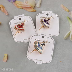 China factory multicolor dancing girl alloy brooch for women
