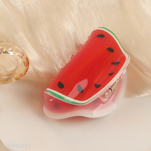 Good Quality Cute Watermelon Hair Claw Clips Fruit Hair Clips for Women