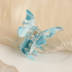 New Arrival Butterfly Hair Claw Clips Non-slip Acrylic Hair Clamps