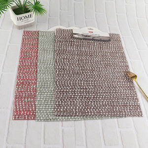 Wholesale heat resistant pvc woven placemats washable place mats