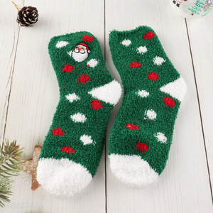 New arrival Christmas socks winter fuzzy holiday slipper socks