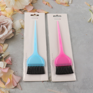 High quality colorful plastic hair dye brush for salon use