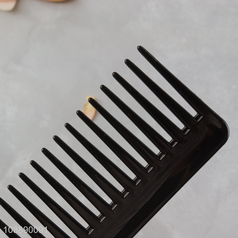 Hot selling wide toothed hair styling comb detangling comb