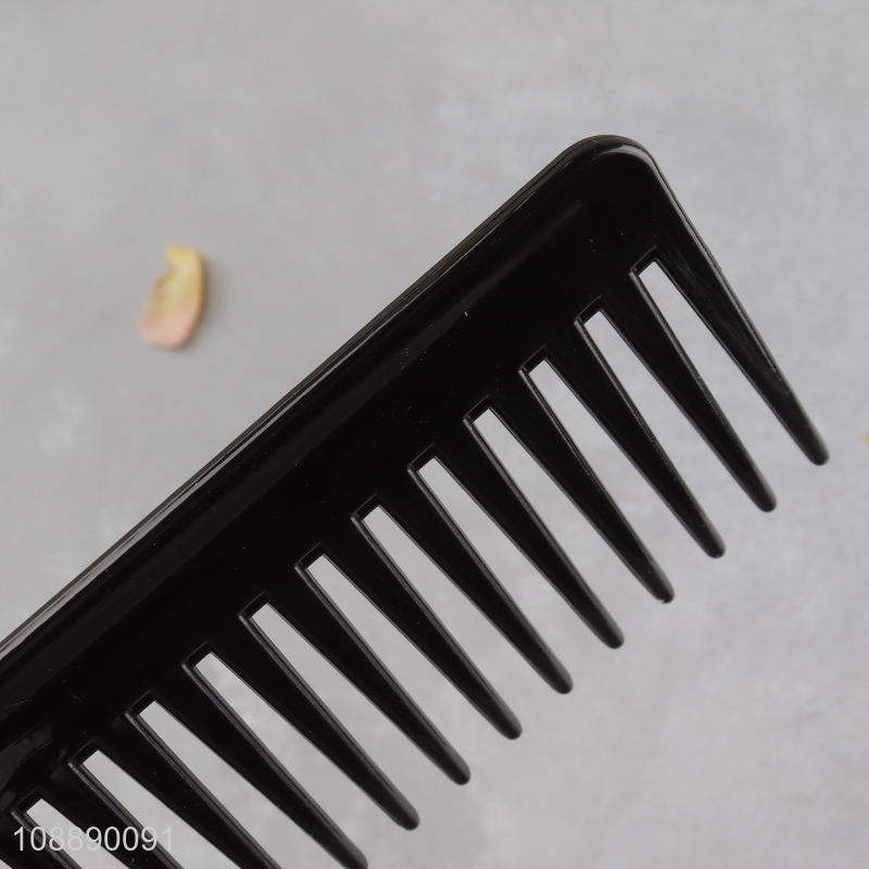 Hot selling wide toothed hair styling comb detangling comb