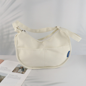 Good quality casual simple dumpling bag crossbody bag for women girls