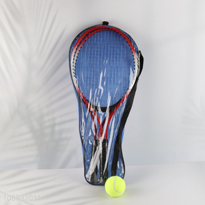 Wholesale lightweight tennis racket set for kids students training