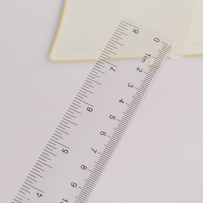 China imports clear straight ruler plastic measuring tool for student