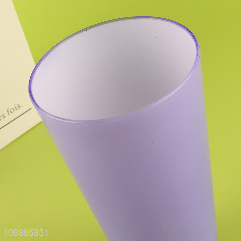 High quality thick heat resistant plastic drinking cup toothbrush cup