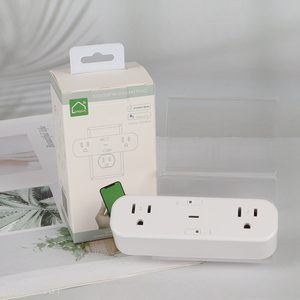 China factory WiFi smart plug with 2 grounded outlets
