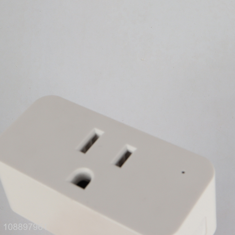 Wholesale Mini WiFi Smart Plug With 1 Grounded Outlet &Timing Function