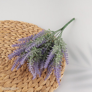 New arrival artificial lavender plant faux plastic plant for home decor
