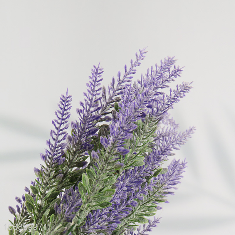New arrival artificial lavender plant faux plastic plant for home decor