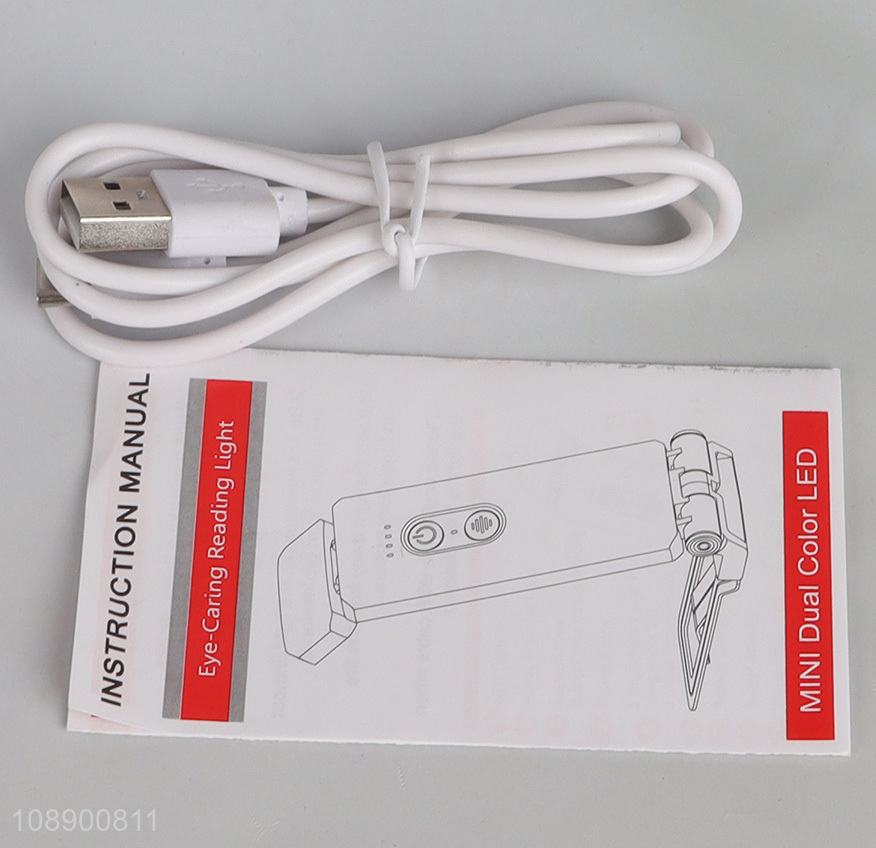 Most popular portable usb charging folding reading lamp
