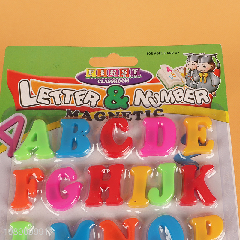 Hot products 26pcs baby early education alphabet magnetic toys set