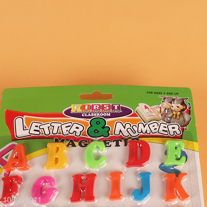 Factory price kids learning english magnetic alphabet toys