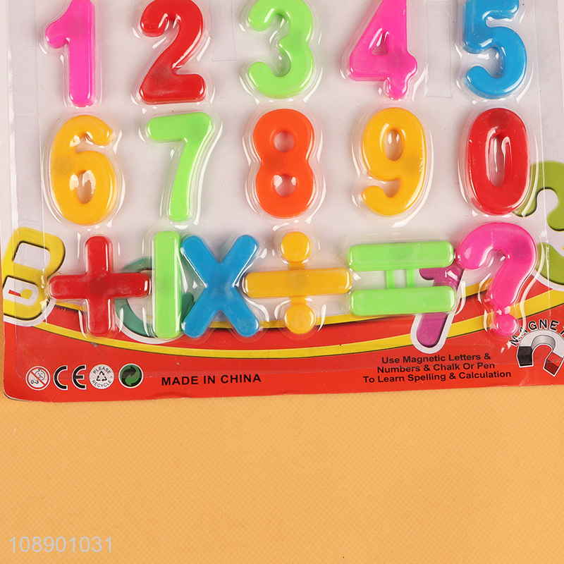Hot selling 26pcs baby teaching toys magnetic number set toys