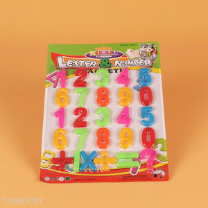 Hot selling 26pcs baby teaching toys magnetic number set toys