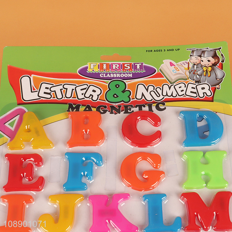 Best selling 26pcs kids learning toy magnetic alphabet set toys