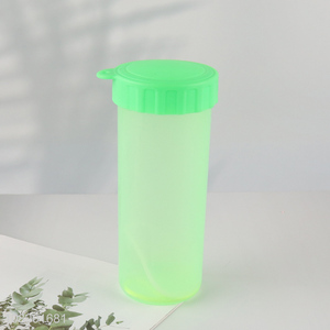 Wholesale colorful portable unbreakable bpa free plastic water bottle