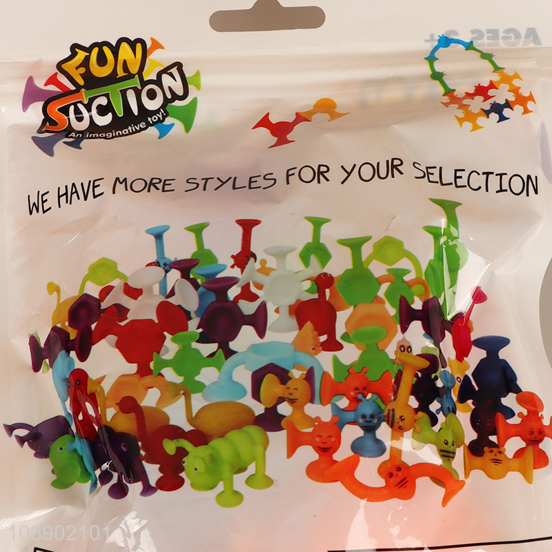 Good sale tpr kids diy sucker sticky toys educational toys set