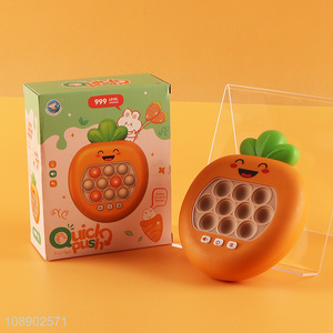 Best sale carrot shaped kids speed push game consoles