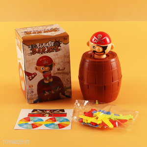 Hot products party games pop up pirate barrel toy