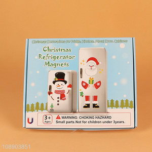 Factory direct sale cartoon christmas series refrigerator magnets wholesale