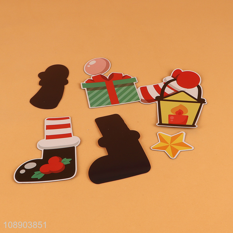 Factory direct sale cartoon christmas series refrigerator magnets wholesale