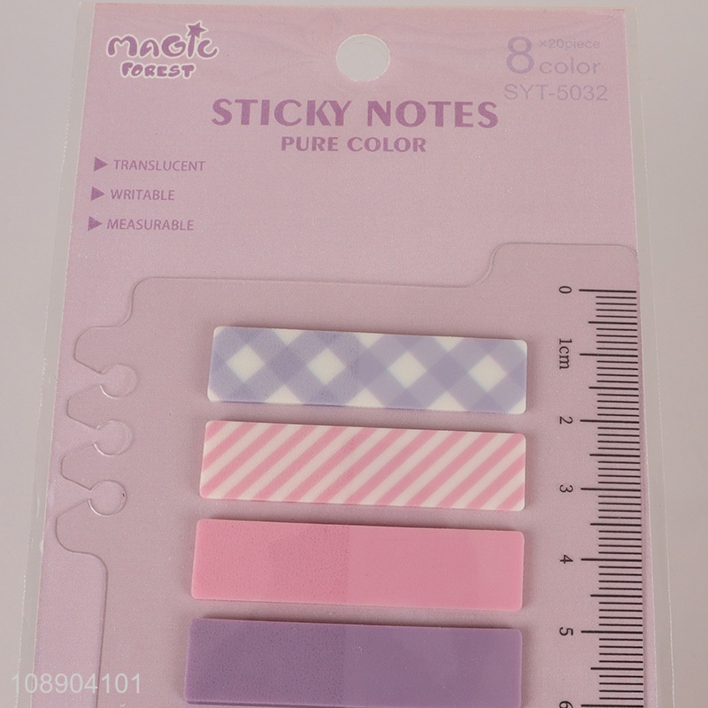 Yiwu market 8colors school writing paper sticky notes
