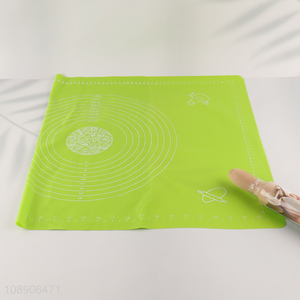 Good quality non-slip reusable silicone baking matr dough rolling mat