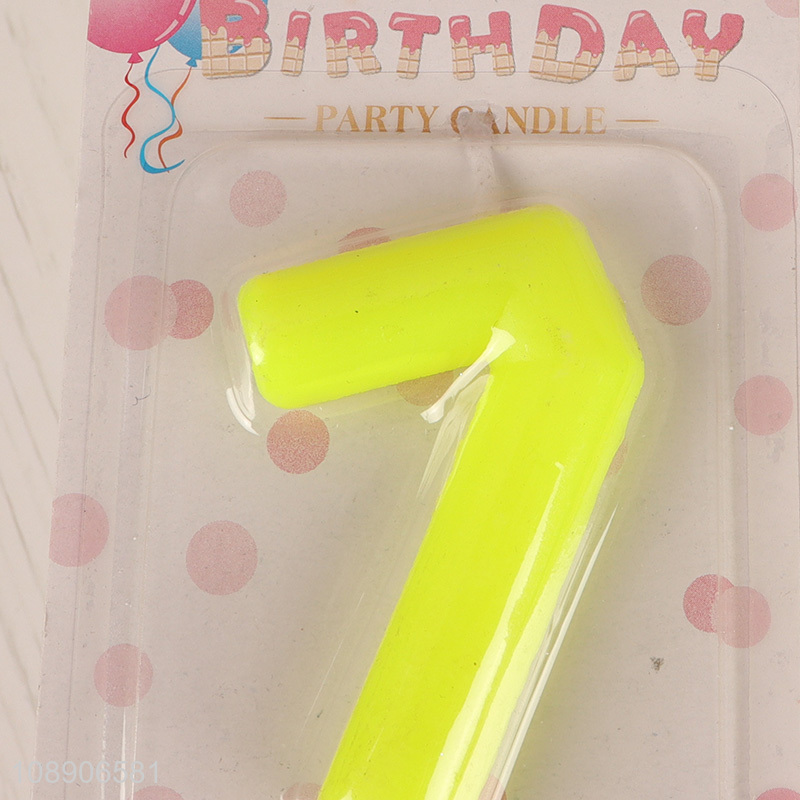 Hot products birthday party candle number 7 cake candle