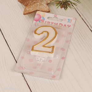 Top sale <em>birthday</em> party number candle cake decoration candle