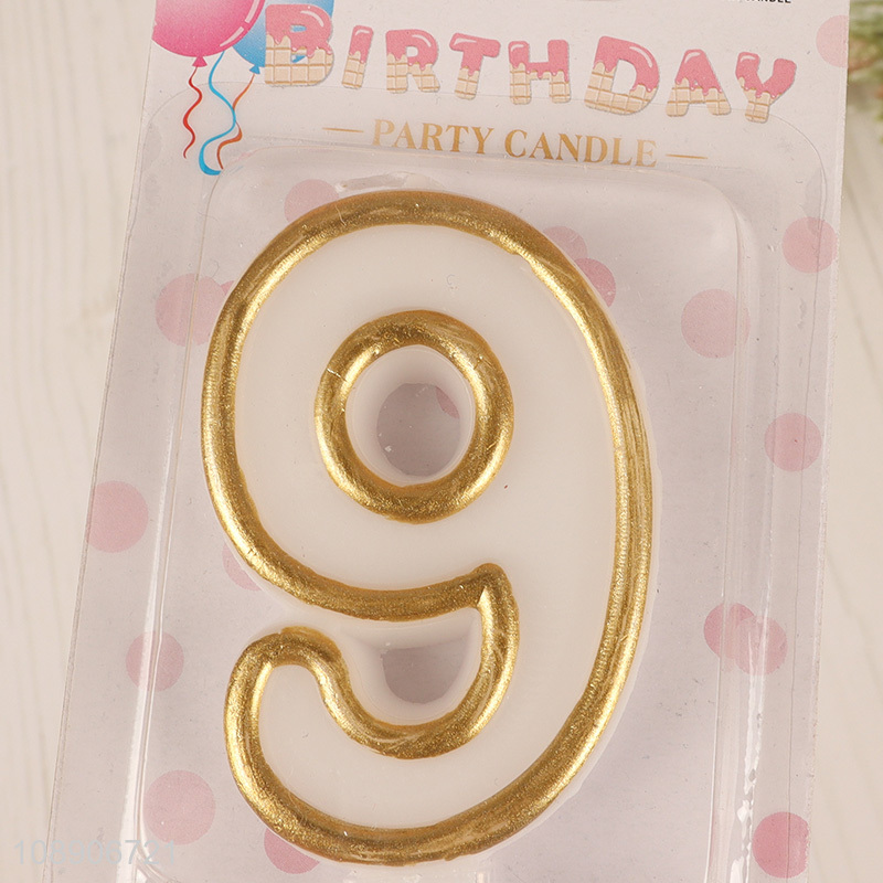 Best selling happy birthday number candle cake decoration candle