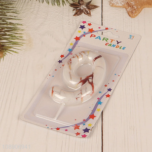 Hot selling <em>birthday</em> cake decoration candle number candle wholesale