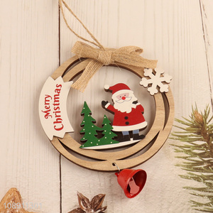 New Product Christmas Wooden Hollow Ornaments for Indoor Outdoor Decor