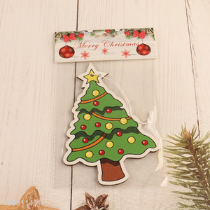 Wholesale Christmas Wooden Pendants for Xmas Party Indoor Outdoor Decor