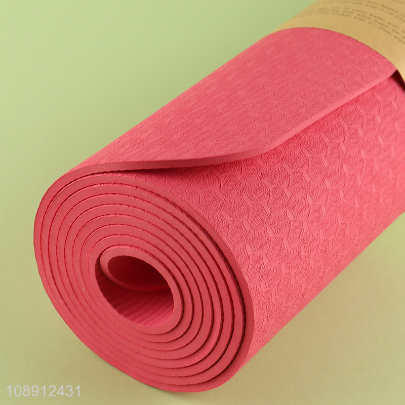 High Quality 4MM TPE Yofa Mat Non-Slip Fitness & Excecise Mat