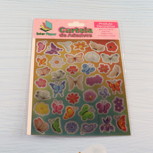 Wholesale Cartoon Butterfly PVC Stickers for Kids Teens