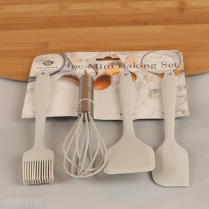 Yiwu market 4pcs  non-stick silicone kitchen baking tool set