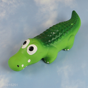 Hot selling crocodile shaped dog chew toy indestructible dog toy