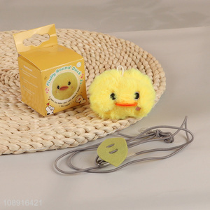 Hot selling interactive cat toy plush chirping duck catnip toy