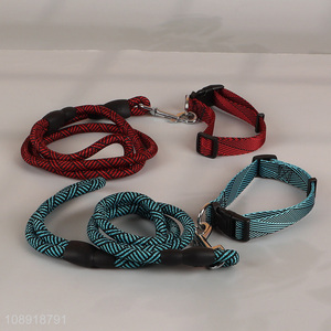 Hot Selling Adjustable No Pull Dog Collar and Leash Set