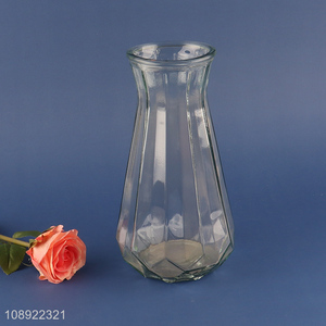 China products unbreakable glass flower vase hydroponic vase