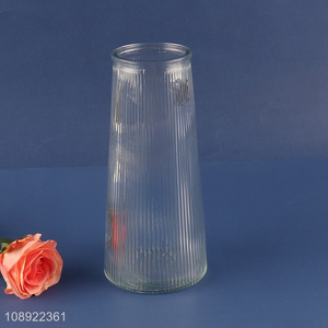 High quality tabletop decoration glass flower vase hydroponic vase