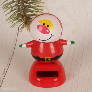 Online Wholesale Novelty Christmas Solar Powered Dancing Toys Window Ornaments