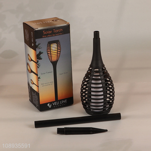 Wholesale Outdoor Flickering Flame Solar Torch Light Lawn Patio Light